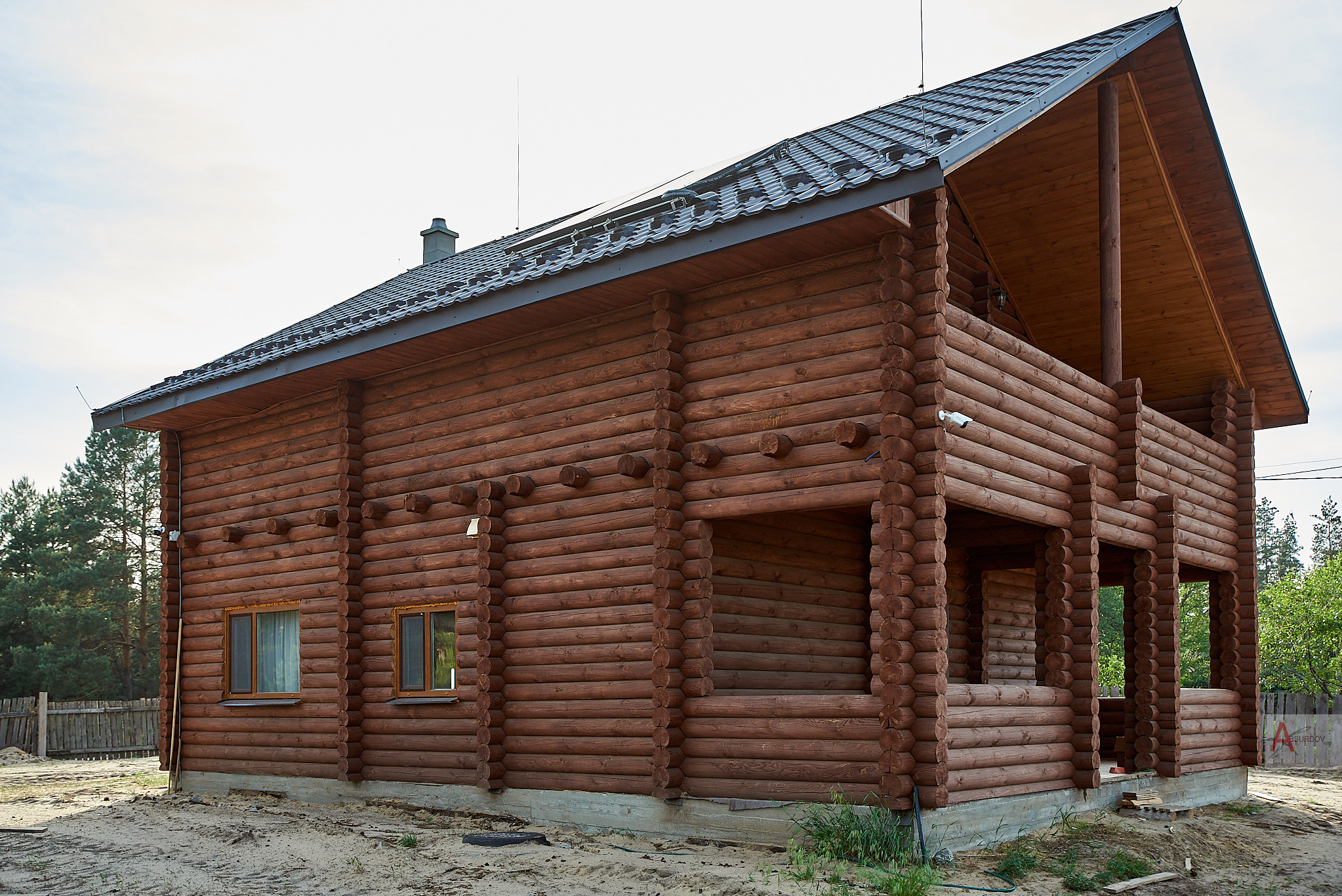 Новые дома из деревянного бруса для постоянного проживания под ключ, EkoDoska.
