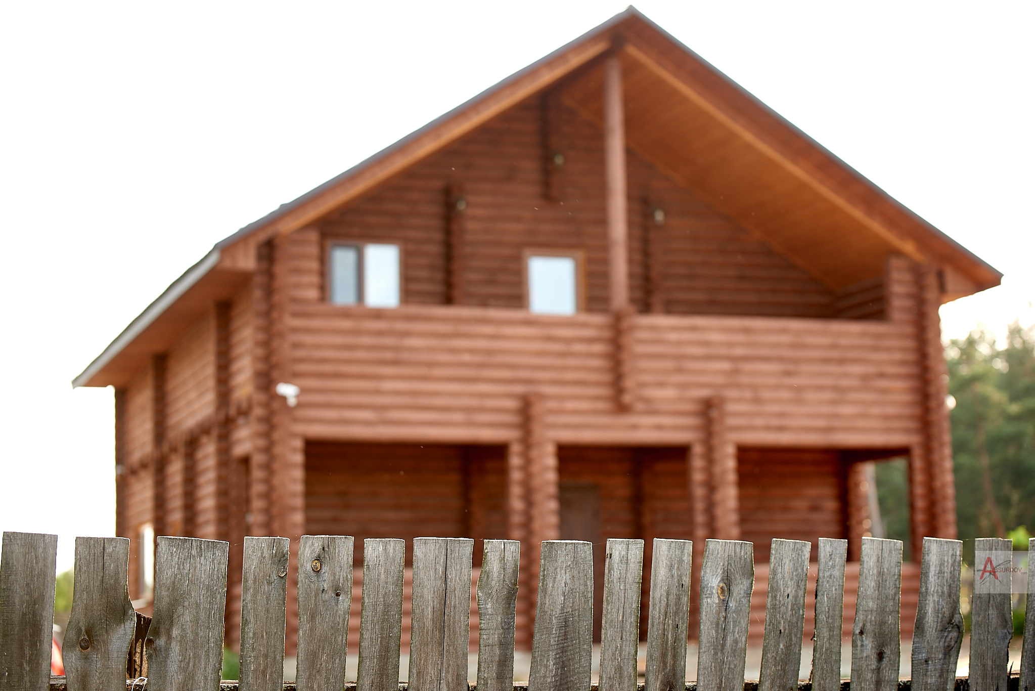Двухэтажные дома из деревянного бруса для постоянного проживания под ключ, EkoDoska.